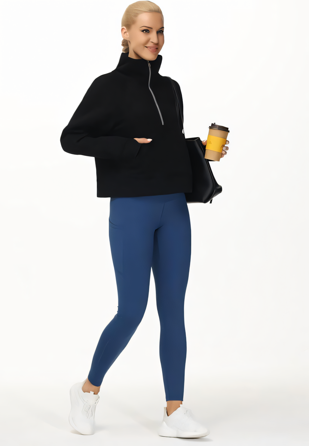 Look 05: Elevated Athleisure Lifestyle Model